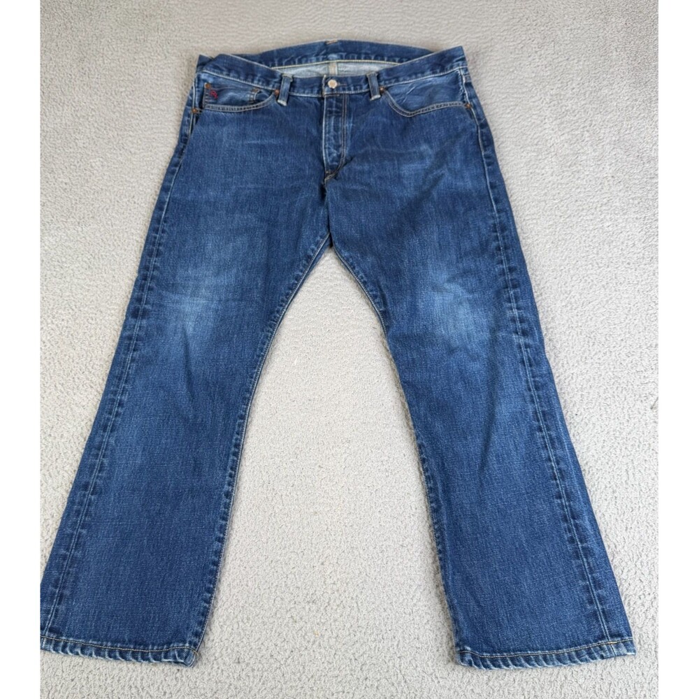 POLO RALPH LAUREN Jeans Men 36x32 Slim Straight Riverside R66SD54 measures 36x28